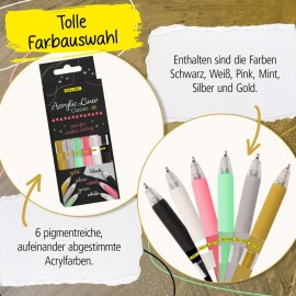 Acrylic Liner Classic, 6 pens 18631/6 Online