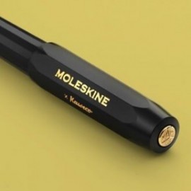 Kaweco and Moleskine black fountain pen