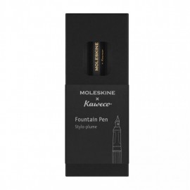Kaweco and Moleskine black fountain pen
