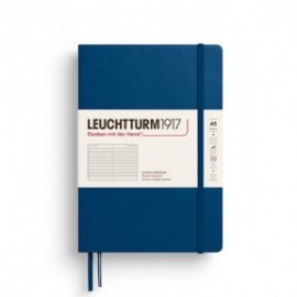 Leuchtturm 1917 Notebook A5 Hardcover 251 numbered pages Indigo, ruled
