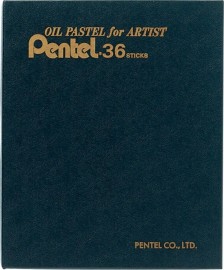 Pentel oil pastel for artists 36 sticks PTA -36D