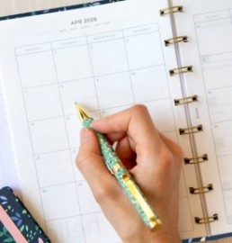 Notebook Garden Dusk A5 2026 Planner Week On Two Pages 26-68297 Filofax