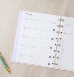 Notebook Confetti A5 2026 Planner Week On Two Pages 26-68298 Filofax