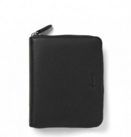 Filofax Organizer Pocket Norfolk Black Compact Zip 022401