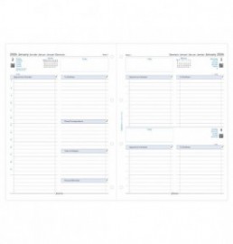 Refill A4 2026 Daily English 26-68719 Filofax