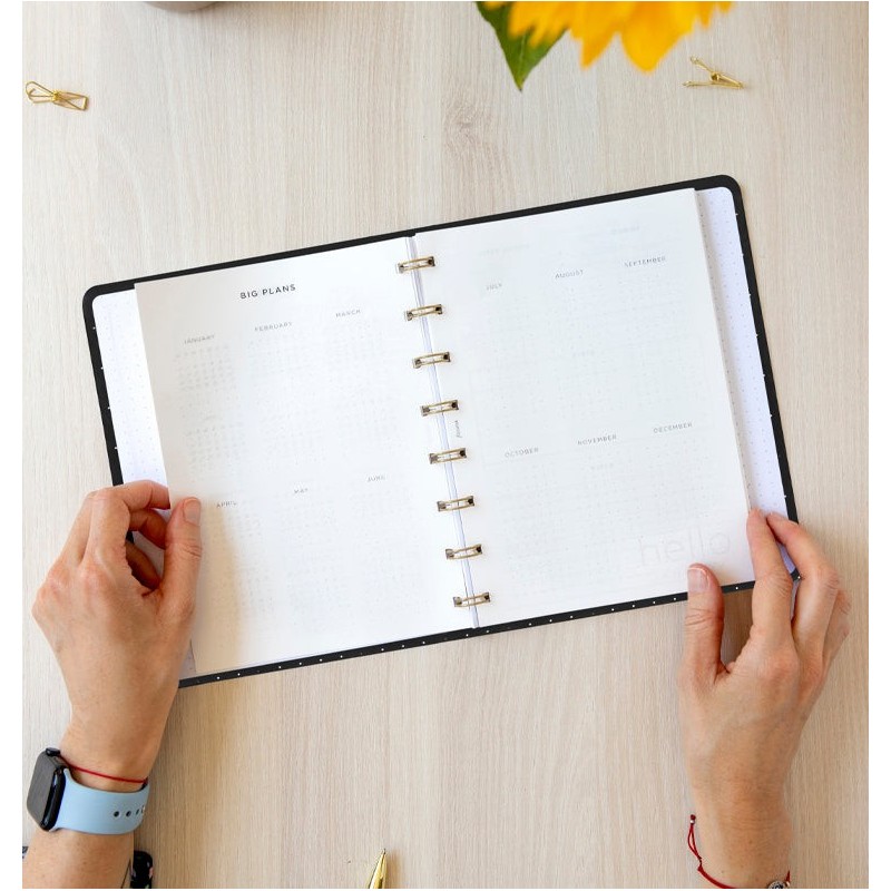 Filofax Pocket Size 2026 Week On Two Pages 5 Language Diary Refill