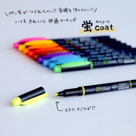 Tombow coat set 10 colors highlighters twin tip WA-TC 10C