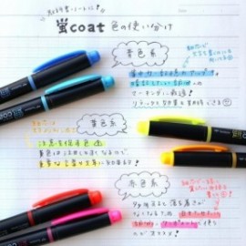 Tombow coat set with 5  Highlighters, Fluorescent 80