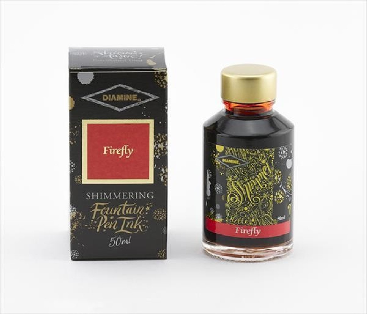 Diamine 50ml Firefly Fountain pen shimmer ink bottle