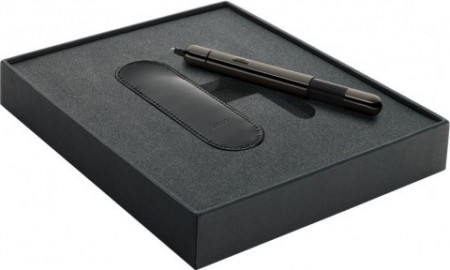 Lamy 281 Pico Ruthenium Ballpoint set with leather pouch