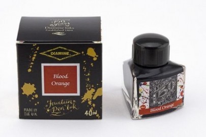 Diamine 40ml Blood Orange 1112 150 years anniversary Fountain pen ink bottle