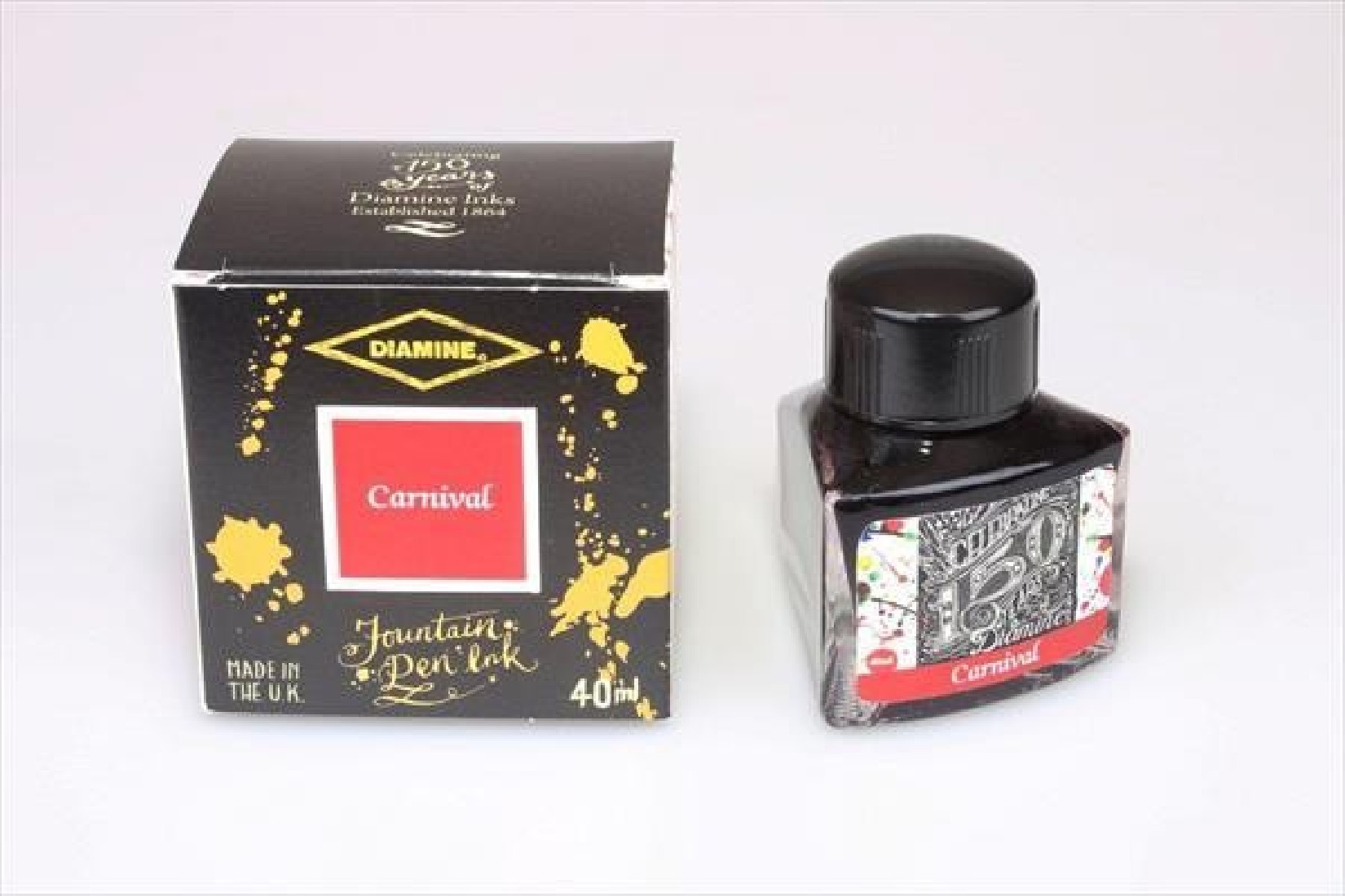Diamine 40ml Carnival 1102 150 years anniversary Fountain pen ink bottle