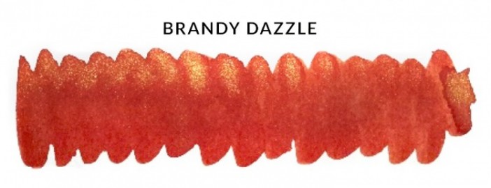Diamine 50ml Brandy Dazzle Fountain pen shimmer ink bottle