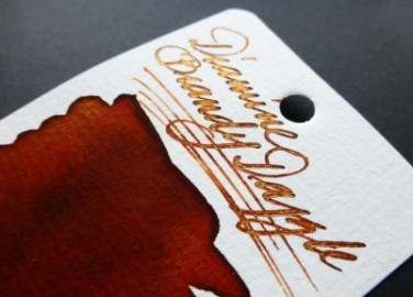 Diamine 50ml Brandy Dazzle Fountain pen shimmer ink bottle