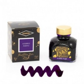 Diamine 80ml Scribble Purple Fountain pen ink bottle