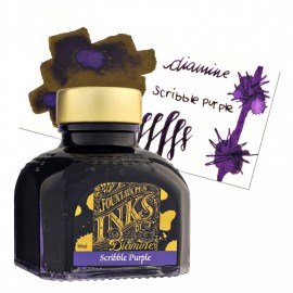 Diamine 80ml Scribble Purple Fountain pen ink bottle