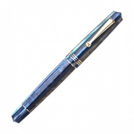 Leonardo Officina Italiana Momento Zero Dark Hawaii RT  Grande Fountain pen