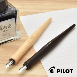 Pilot Iro-utsushi Dip Pen, Wooden Barrel Natural FIR-180K-M