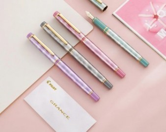 Pilot Grance Fountain Pen 14k Marble Pink FGRC-2MR-MAP-F