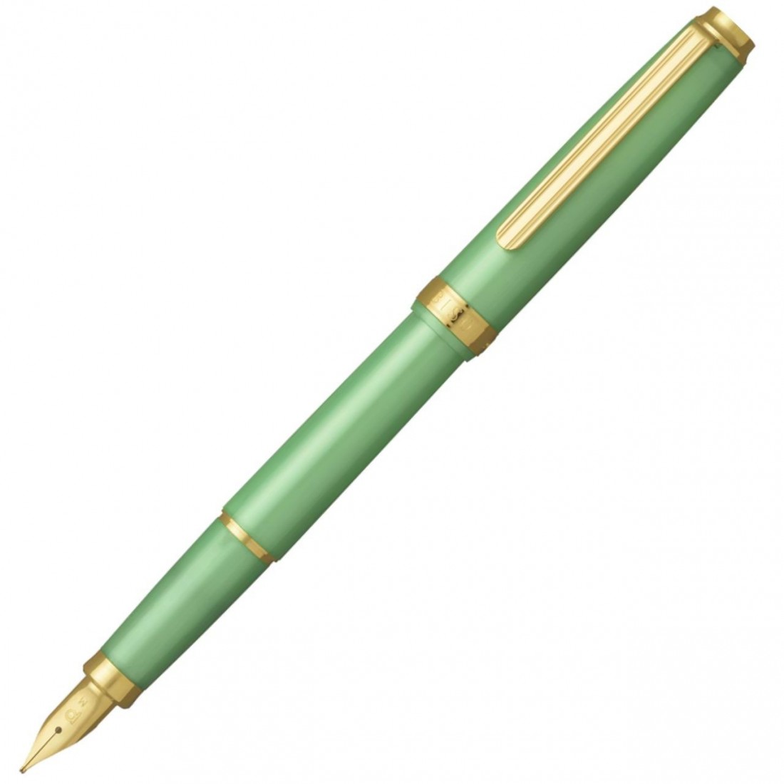 Platinum BISO Fountain Pen - Sparkle Mint Green (Limited Edition)
