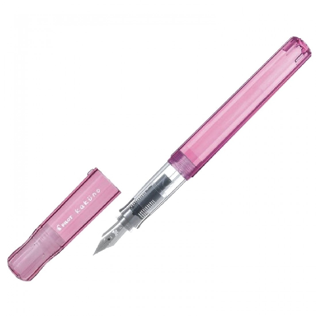 Pilot Kakuno Fountain Pen transparent pink FKA-1SR-KGP