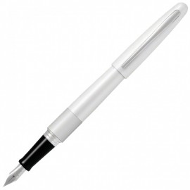 Pilot Cocoon Fountain Pen, White Body FCO-3SR-W