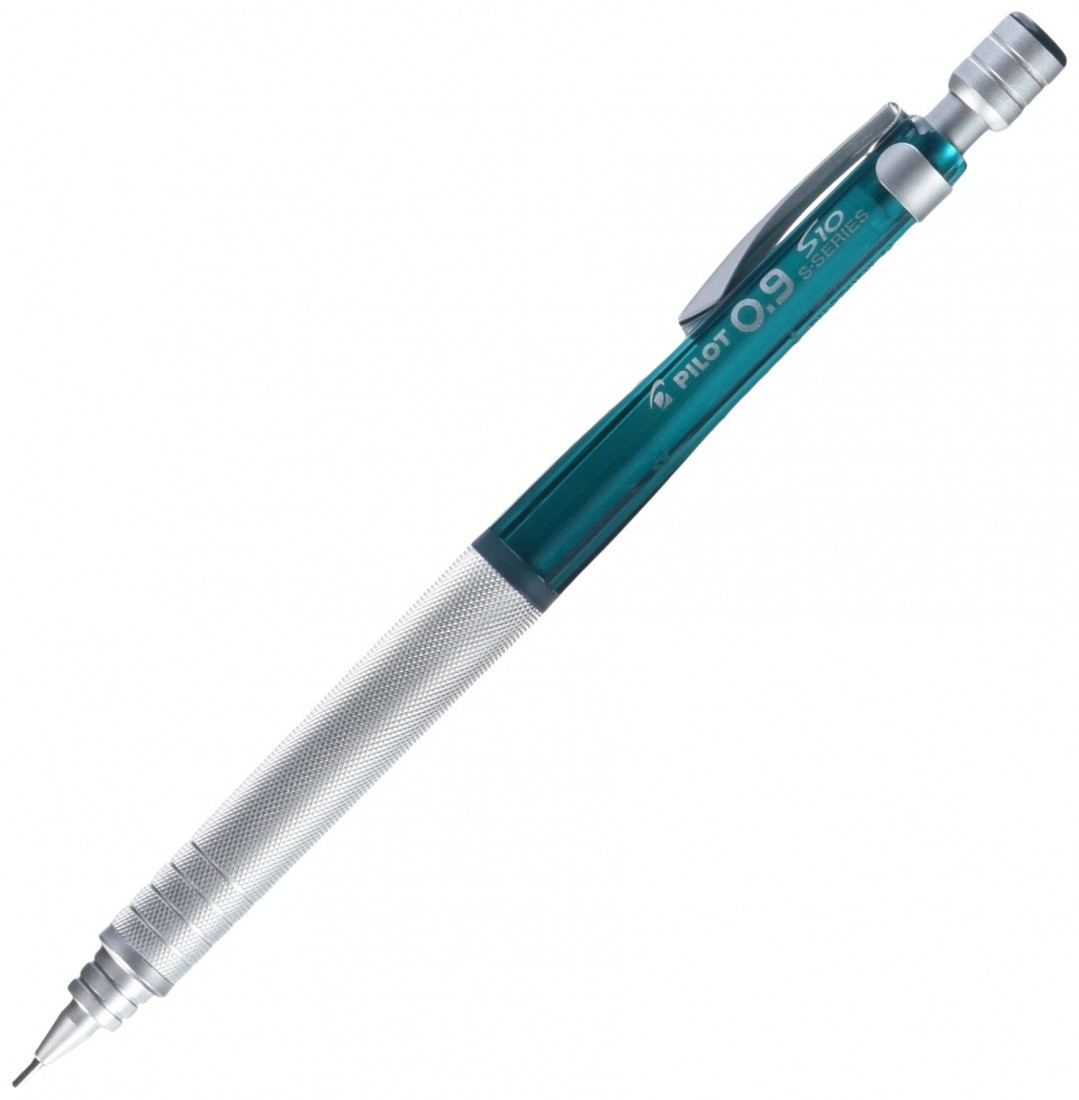 Pilot Mechanical Pencil S10, Transparent Green Body, 0.9 mm HPS – 1SR – TG9