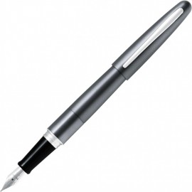 Pilot Cocoon Fountain Pen, metallic gray Body FCO-3SR-MGY
