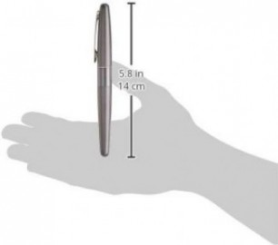 Pilot Cocoon Fountain Pen, metallic gray Body FCO-3SR-MGY