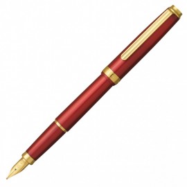 Platinum BISO Fountain Pen - Flame Red
