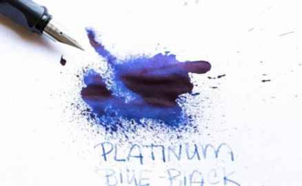 Platinum Blue Black Ink - 60 ml Bottle