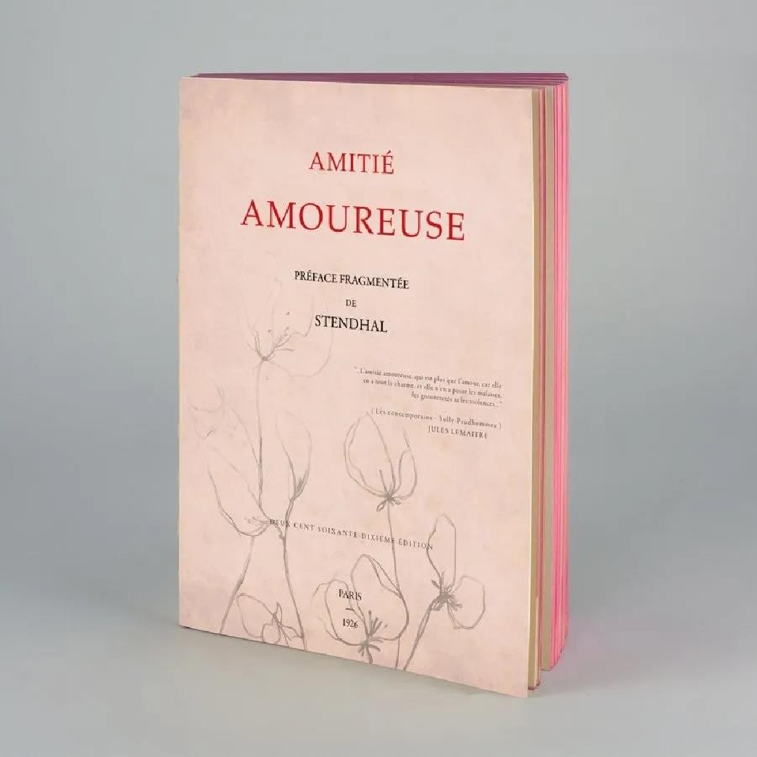 ANTIQUE NOTEBOOK Amitie Amoureuse LIBRI MUTI