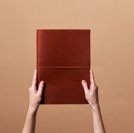 Paper Republic grand voyageur A4  cognac leather journal