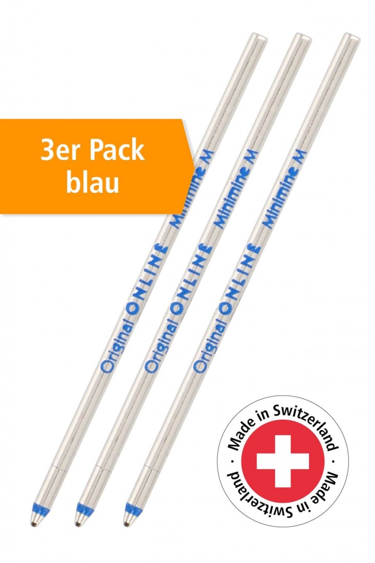 D1 Refill 3pcs medium  blue 40011/3 ONLINE