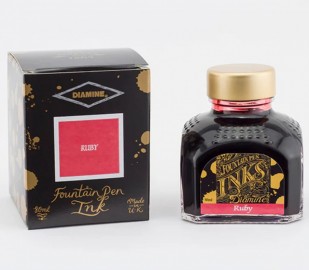 Diamine 80ml Ruby Fountain pen ink botle
