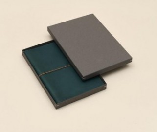 Paper Republic A5 Leather Le Portfolio Petrol Blue