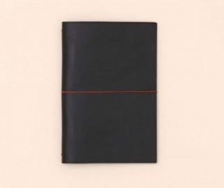 Paper Republic A5 Leather Le Portfolio Black.