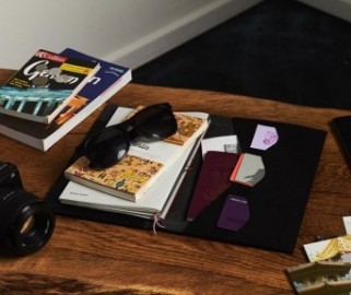 Paper Republic A5 Leather Le Portfolio Black.