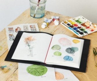 Paper Republic A5 Leather Le Portfolio Black.