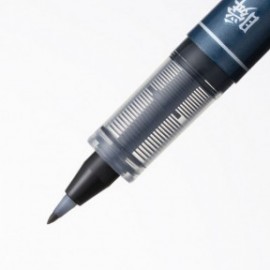 Pilot Shunhitsu Brush Pen, Small Brush, Firm, Light gray Ink, SVS-30KK-UB