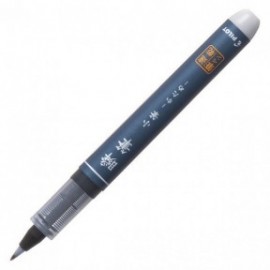 Pilot Shunhitsu Brush Pen, Small Brush, Firm, Light gray Ink, SVS-30KK-UB