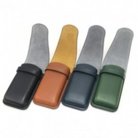 Pilot and Somes leather case for 3 pens, green SLS3-11-GN