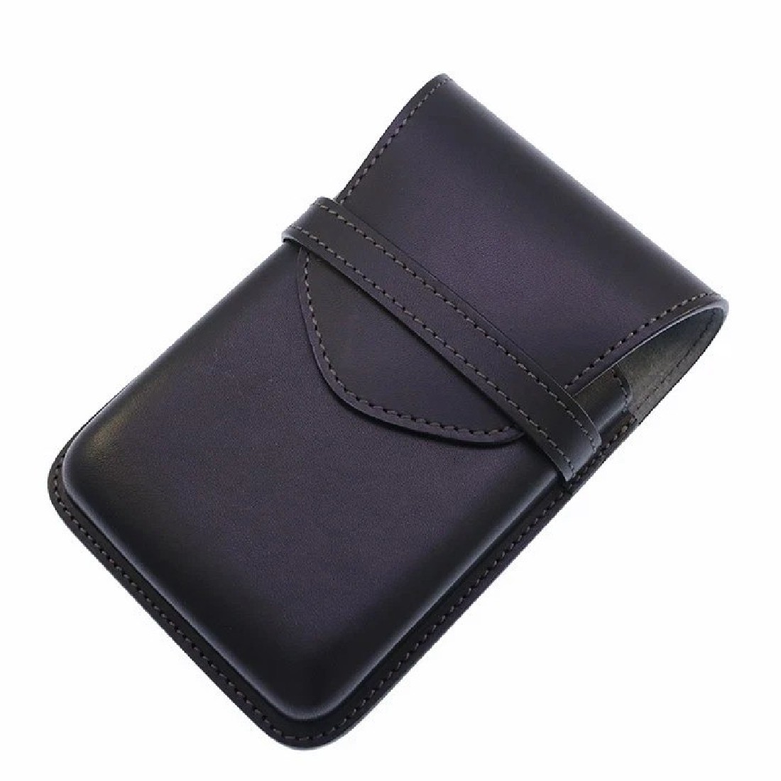 Pilot and Somes Black leather case for 5 instruments, SLS5-11-B