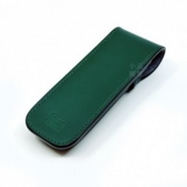 Pilot and Somes pen green leather case for 2 pens, SLS2-11-G