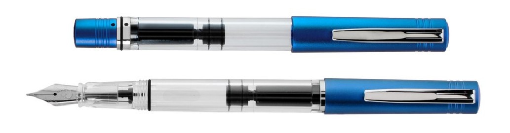 Monteverde USA MP1 Collectible Lock-It Piston Technology Fountain Pen Bright blue MV32112