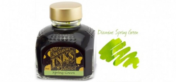 Diamine 80ml Spring Green Fountain pen ink botlle