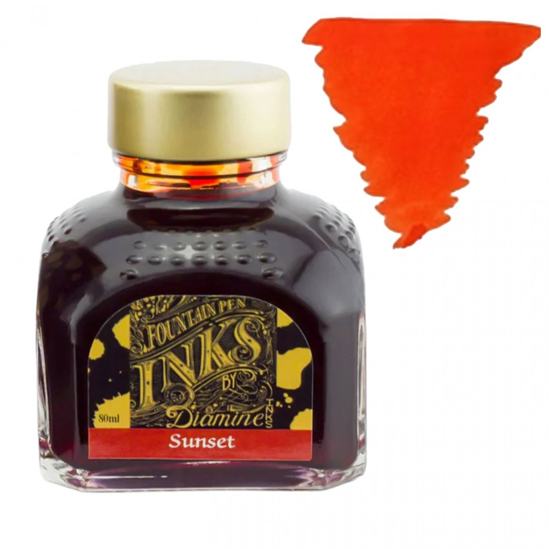 Diamine 80ml Sunset Fountain pen ink bottle