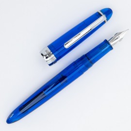 Monteverde USA Monza 3 Set , Fine, Medium, Flex, Transparent Blue,  fountain pen.MV36835