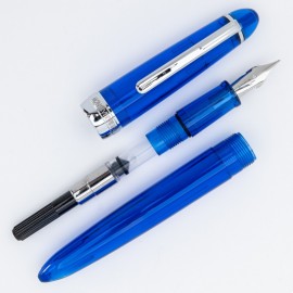Monteverde USA Monza 3 Set , Fine, Medium, Flex, Transparent Blue,  fountain pen.MV36835