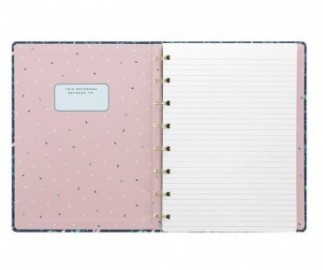 Filofax Notebook Refillable Ruled A4 Garden Dusk 179535 Fx
